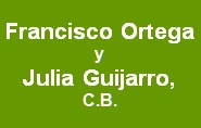 FRANCISCO ORTEGA Y JULIA GUIJARRO CB